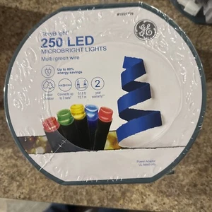 GE StayBright 250-Count 51.8 Multi Colored Micro LED Christmas String Lights - Picture 1 of 5