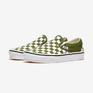 Zapatillas VANS Slip On Checkerboard Mujer Verde Pesto ✅Múltiples Tallas ✅Aceleradas - Imagen 1 de 6