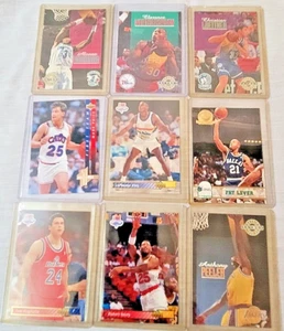 Lot of 9 NBA Basketball Cards 1992-93-94 - Picture 1 of 2
