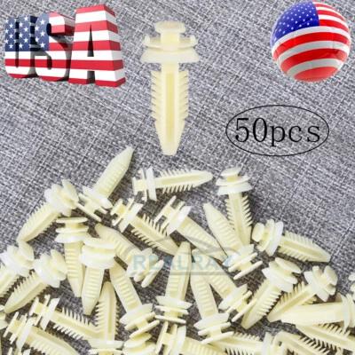 50 clips de panel de moldura de puerta beige para camioneta Chevrolet K10 K1500 C3500 SUV 1976-2000 Foto 1 de 4