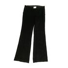 New Jen Basic Wide Leg Women's Size 10 Soft Velvet Twill Black Pants