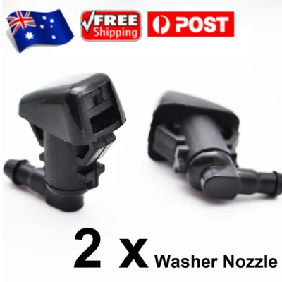 AU 2Pcs For Dodge Caliber Nitro Durango MK3 Front Windshield Washer Jet  Nozzles - image 1 of 4