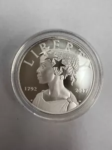2017 W 1 oz American Liberty Silver Medal USA Coin - Picture 1 of 6