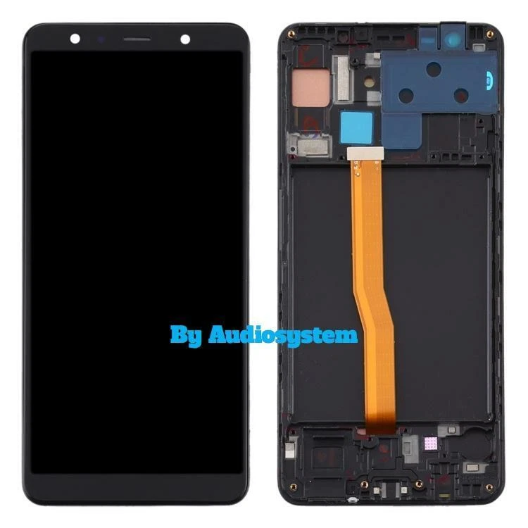 DISPLAY LCD TOUCH SCREEN+FRAME SAMSUNG GALAXY A7 2018 SM-A750FN/DS VETRO SCHERMO - Immagine 1 di 1