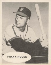 FRANK HOUSE 1975 TCMA BASEBALL 1961 ROCHESTER RED WINGS