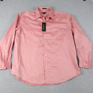 Axist Essentials Shirt Mens 17 34/35 Easy Care Pocket Button Up Long Sleeve NWT - Picture 1 of 7