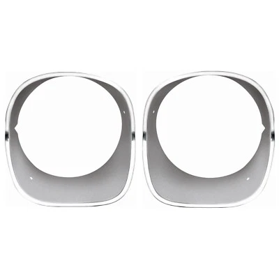 Juego de bisel de faro con acabado cepillado OER para Chevrolet Camaro RS 1974-1977 Foto 1 de 3