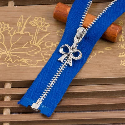 1PC 3# Metal Zipper Open End Copper Teeth Zip Bow zipper Head for Sewing DIY - Image 1 of 4