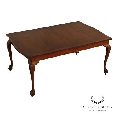 Mesa de comedor extensible estilo georgiano irlandés de caoba Foto 1 de 4