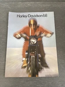 Original 1968 Harley Davidson Brochure Electra Glide Sportster XLCH Motorcycle - Picture 1 of 3