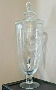 Pedestal de vidrio dispensador de agua muy grande 27" - Imagen 1 de 10