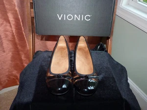 New Vionic Minna Cheetah Print Flats with removable orthotic support 9.5 - Picture 1 of 9