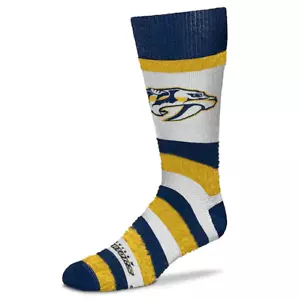 Calze Nashville Predators Hockey Rainbow Pro Stripe Fuzzy Crew - Foto 1 di 1