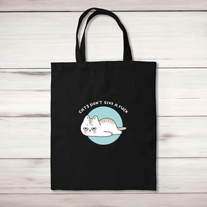 Cats Don't Give A F*ck Tote Bag - Picture 1 of 6