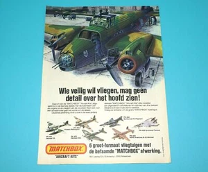 MATCHBOX MODEL KITS MAGAZINE ADVERT 1980s LESNEY KUIFJE BENELUX - Picture 1 of 1