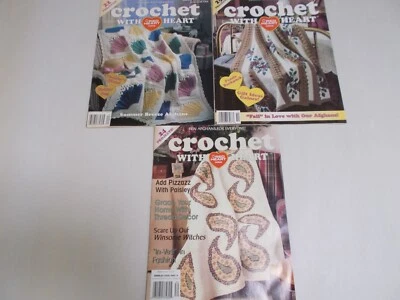 3 Crochet With Heart Magazine  Patterns  71 Projects Leisure Arts  Doily - Image 1 of 4