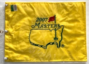 2007 Masters Flag augusta national golf zach johnson wins pga new - Picture 1 of 12
