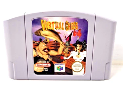 Virtual Chess 64 N64 PAL Cartridge Multiplayer for Nintendo 64 - Image 1 of 4