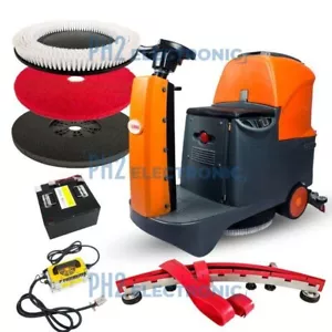 RT70+ 22" Ride On Floor Scrubber,Lithium Battery,18.5 Gal Tanks,48000 Sqft/H - Picture 1 of 9