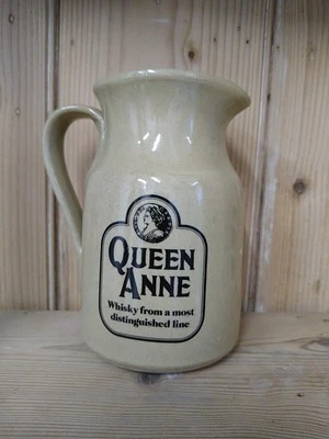 Moira Pottery Vintage Queen Anne Whisky Stoneware Water Jug 16 cm High  - Image 1 of 4