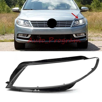 Left Side Headlight Clear Lens Cover + Sealant For Volkswagen CC 2013-2017 Foto 1 de 4