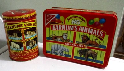 2  Vintage Barnum's Animal Crackers Tins - Image 1 of 4