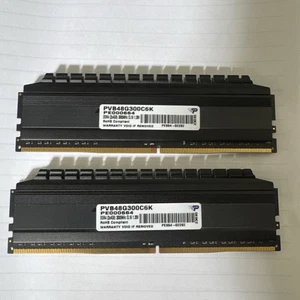 PATRIOT Memory Viper 4 Blackout 8 GB 2 x 4 GB DDR4 3000 MHz PVB48G300C6K - Picture 1 of 2