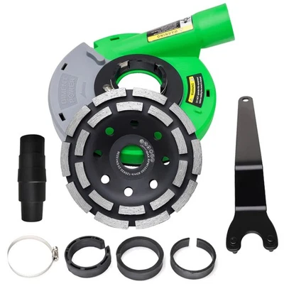 Absaughaube Winkelschleifer Staubschutz Diamantschleiftopf Beton - Bild 1 von 2