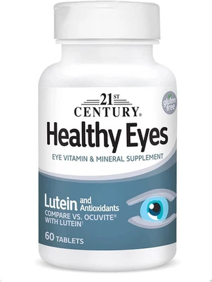 Healthy Eyes with Lutein Tablets, 60 Count, White (27452) - Image 1 of 4