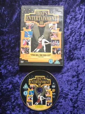 DVD THAT'S ENTERTAINMENT III GENE KELLY JUDY GARLAND LENA HORNE CYD CHARISSE R2 - Image 1 of 3