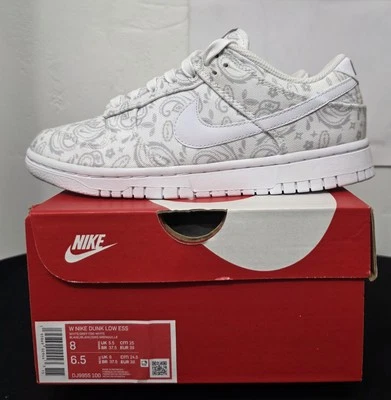 Nike Dunk Low - White Paisley  - Size 8W/6.5M  [DJ9955-100] - Image 1 of 4