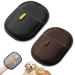 Electrostatic Pet Hair Remover Glove,2 Pcs Magic Cat Dog Hair Grooming Mitt - Picture 1 of 8