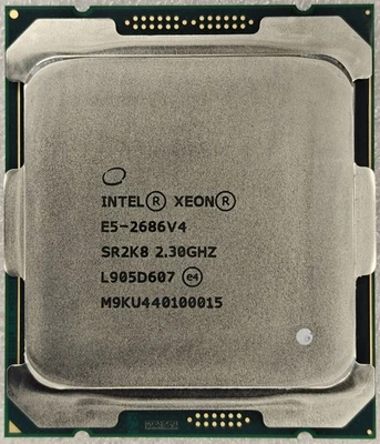 Intel Xeon E5-2686 V4 LGA 2011-3 Server CPU Processor 2.3GHz 18-Core 36T SR2K8 - Image 1 of 2