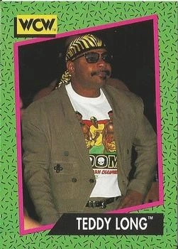 Teddy Long 1991 Impel WCW - #153 - - Image 1 of 2