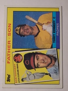 Bob Kennedy / Terry Kennedy F&S 1985 Topps #135 Cleveland / San Diego - Picture 1 of 2