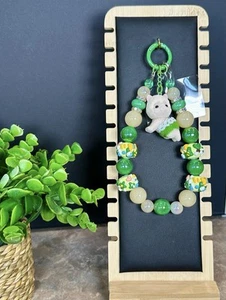 Calico Critters Gabriel Baby Party Alpaca Phone Strap Wristlet Chain Bag Charm! - Zdjęcie 1 z 7