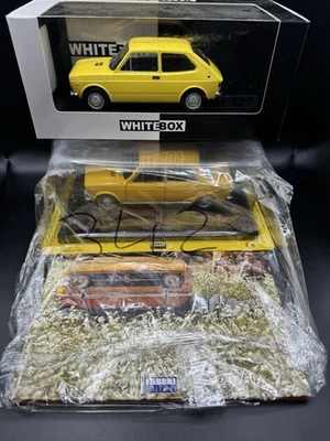 Lotto whitebox 4ruote collection 1/24 Fiat 127 e 128 confezione originale libro! - Immagine 1 di 4