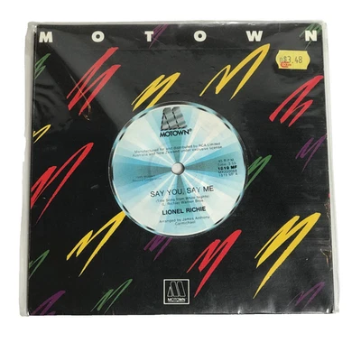 Lionel Richie ( Say You Say Me ) 7" Vinyl 1985 Motown Record - Image 1 of 4