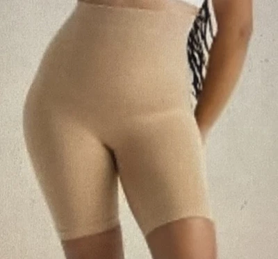 Spanx Mid Thigh Shaper Nude  Size G NWT 3X 4 X High Waisted - Image 1 of 3