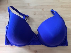 Isaac Mizrahi Fabtech Six Day Contour Comfort Bra Purple 38DD - Picture 1 of 7