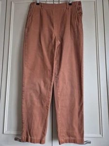 Seasalt Waterdance Trousers,  Burnt Orange, Size UK 12 - Picture 1 of 6