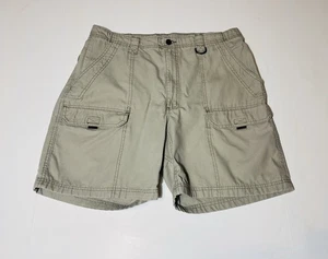 Wrangler 36 Khakis Cargo Shorts Obermaterial Reißverschlusstasche Grunge Outdoor Wandern - Bild 1 von 8