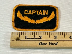 Vintage Trucker Snapback Mütze Kappe Patch Ersatz Captain Blattgold bestickt - Bild 1 von 3