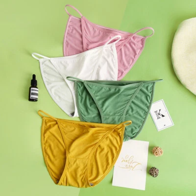 Lote de 3 5 10 piezas calzoncillos de bikini de algodón sexy para mujer bragas ropa interior, S M Foto 1 de 4