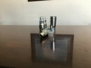 MJ-08-10, 5 PK, 1/2" Hose x 5/8" threads, Male JIC Hydraulic Hose Fittings HY - Picture 1 of 3