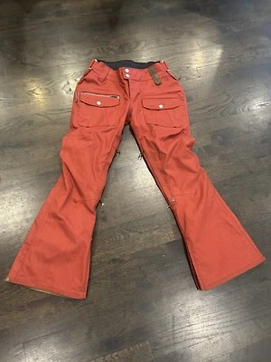 Holden Alpine Ski Snowboard Pants Women’s M Flare Leg Skinny Fit Red EUC - Image 1 of 4