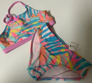 ๐งท ART CLASS GIRLS' 2pc BIKINI SET, multicolor, XS (4/5) ๐ - Picture 1 of 3