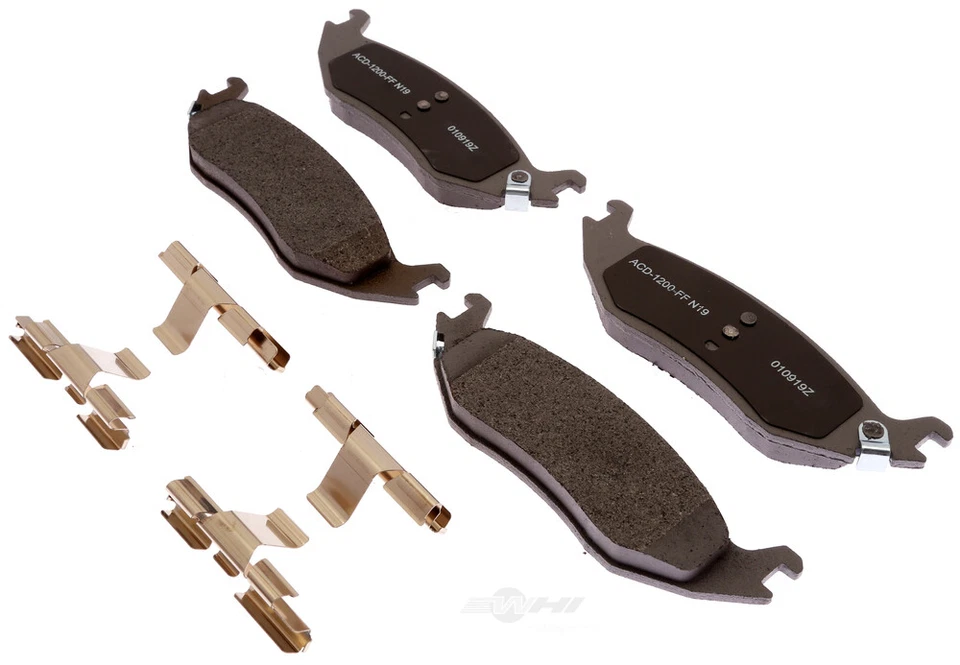 Disc Brake Pad Set-Semi-Metallic Rear ACDelco 14D898MH fits 02-04 Dodge Ram 1500 - Imagem 1 de 1