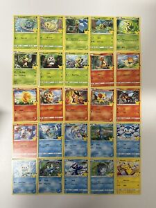 2021 Pokémon 25th Anniversary McDonald’s Complete 25 Card Common Set PACK FRESH