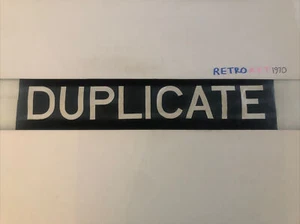 Duplicate - Newcastle 1968 Antique Linen Bus Destination Blind 30" Gift - Picture 1 of 10
